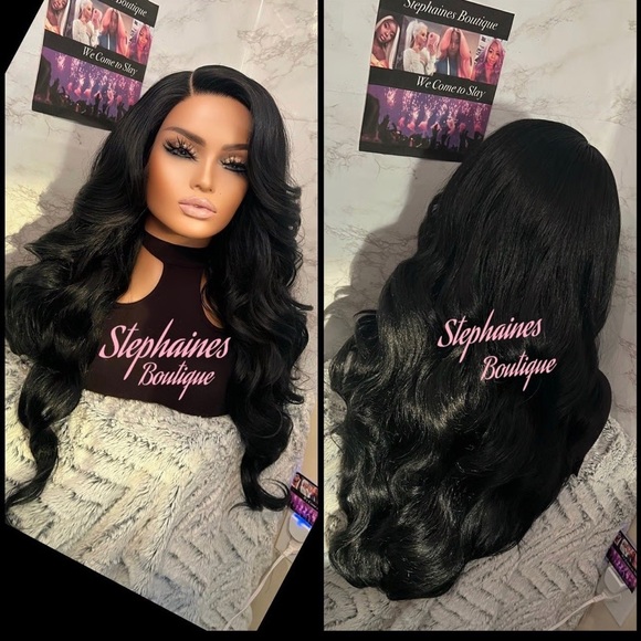 Human Hair Blended Lace Front Wig